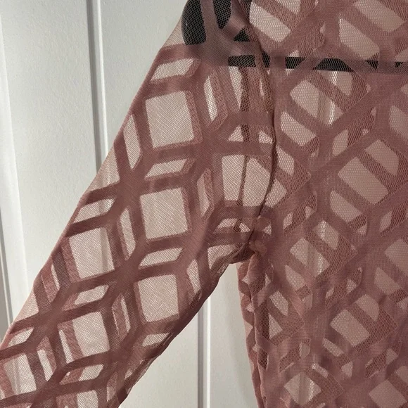 Fashion Nova Nude Patterned Bodysuit - Picture 3 of 6